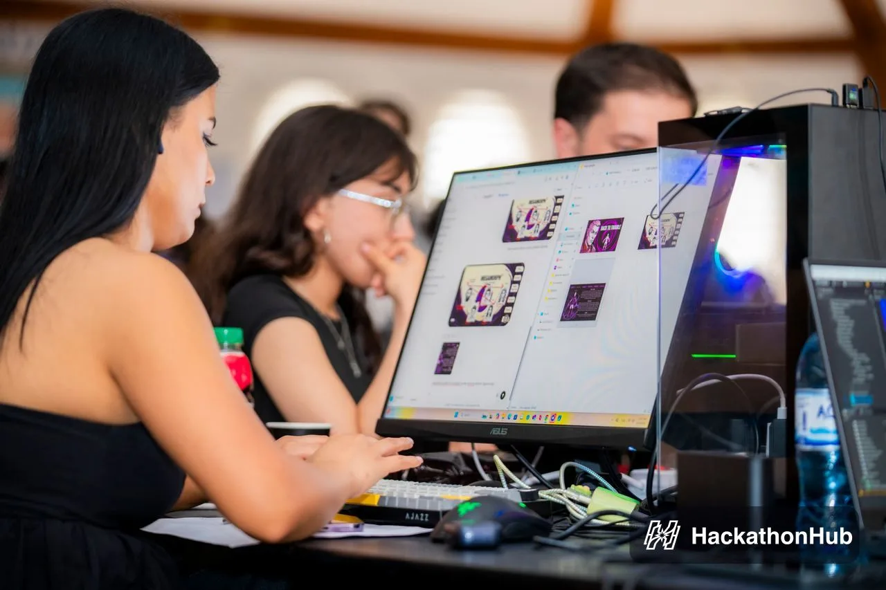 Participants at work during the jam